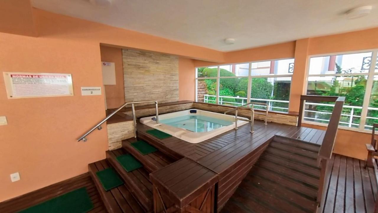 Apto No Centro De Gramado Com Piscina Termica Bagian luar foto